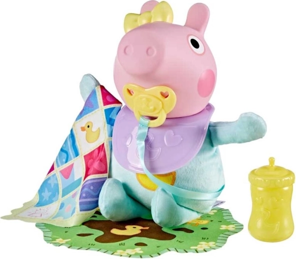 Peppa malac interaktív baba Evie plüss baba 28 cm