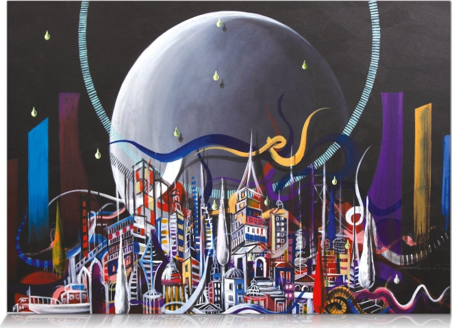 Puzzle Holdváros 1000 darab