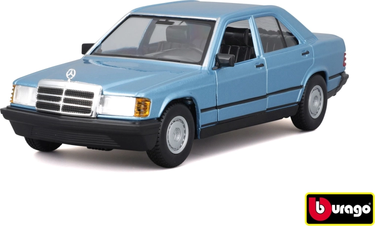 Fém autómodell 1:24 MERCEDES-BENZ 190 E – Diamond Blue