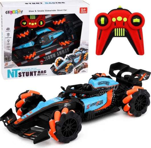Verseny kaszkadőr 4WD RC autó 360°-os pördüléssel és fényekkel 1:14