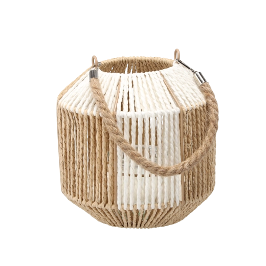Lámpás üvegbetéttel 20 cm – sakktáblas minta