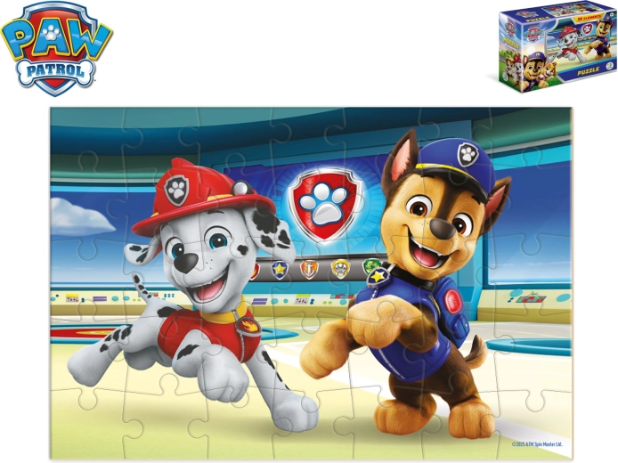 Mancs Őrjárat puzzle dobozban – 35 darabos