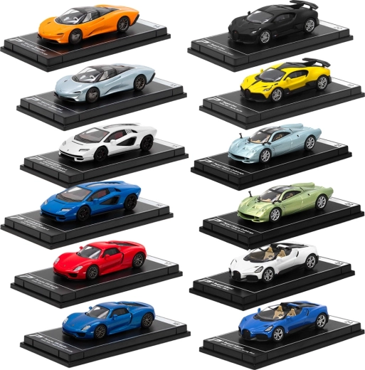 Fém hypercar kollekció – 12 modell