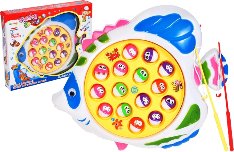 Halacskafogó – forgó tavacska 2 bottal és 15 hallal