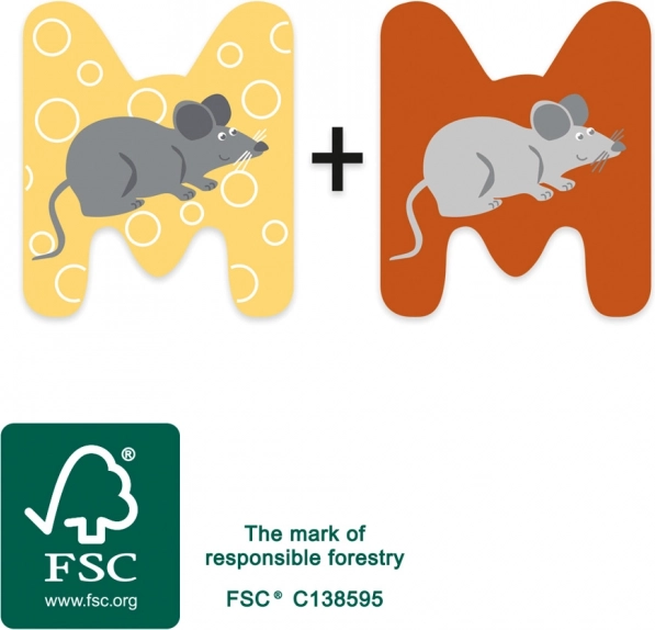 Small foot fa betű m egérrel