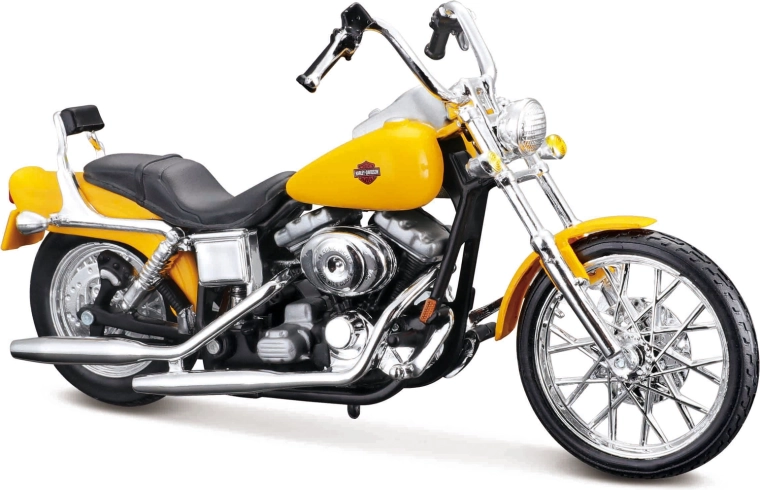 Maisto HD motorkerékpár 2001 FXDWG Dyna Wide Glide 1:18