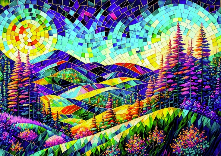 Enjoy puzzle Dombokon át az álmok földjére 1000 darabos