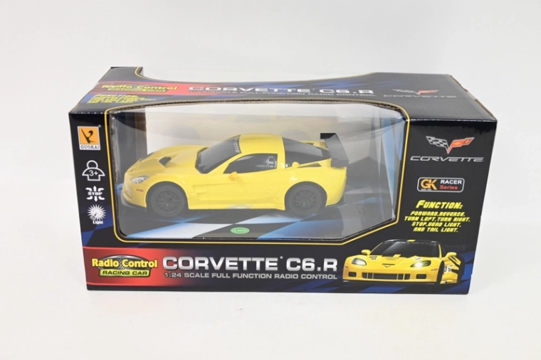 Corvetta sárga RC autó