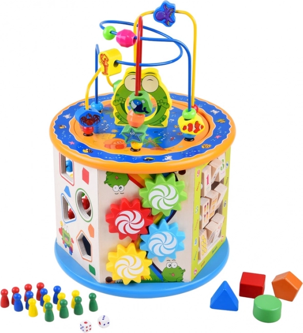 Fa oktató kocka 8 az 1-ben