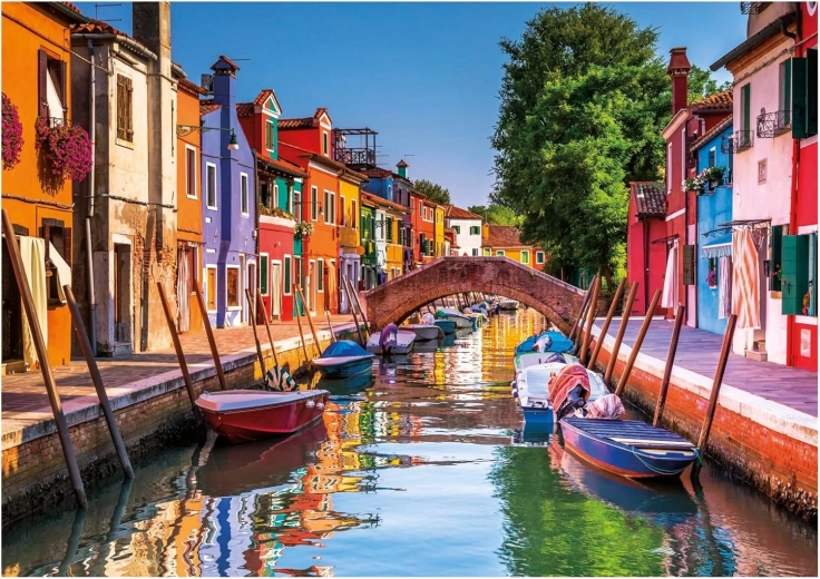 Educa puzzle Burano, Olaszország – 3000 darab
