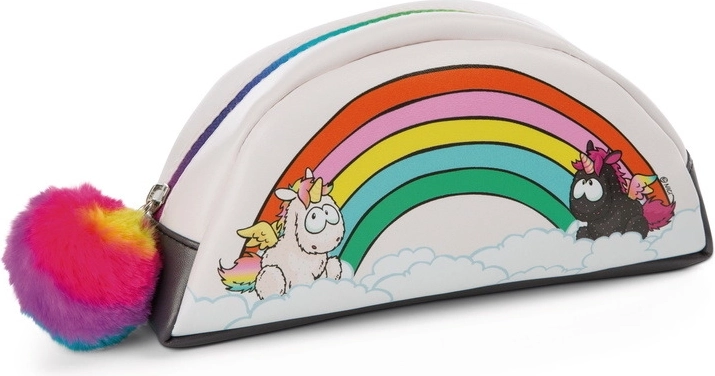Theodor & Friends Jin és Jang egyszarvús tolltartó bojtocskával – 1 db