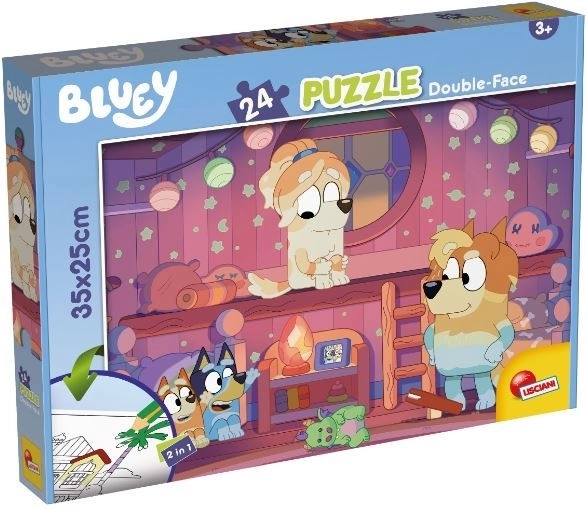 Kétoldalas 24 darabos BLUEY puzzle