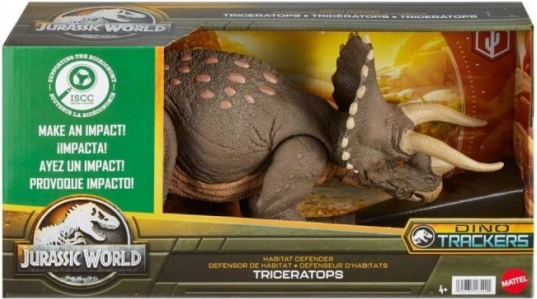 Jurassic World Triceratops – környezetbarát figura AR funkciókkal