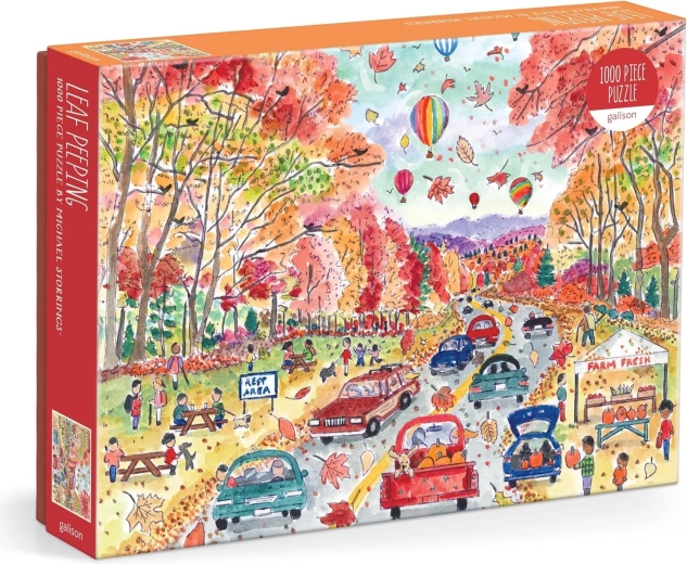 Galison puzzle Őszi levelek megfigyelése, 1000 darabos