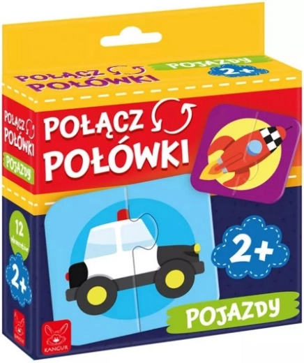 Párosítsd a feleket – járművek (gyermek puzzle)