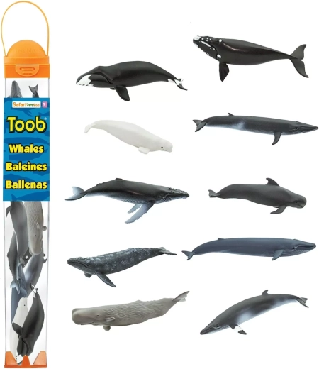 Safari Ltd. Toobs bálnák tubus (10 figura)