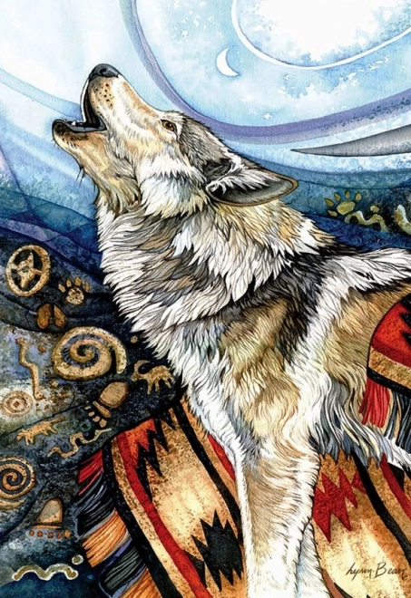 Üvöltő farkas puzzle 260 darab