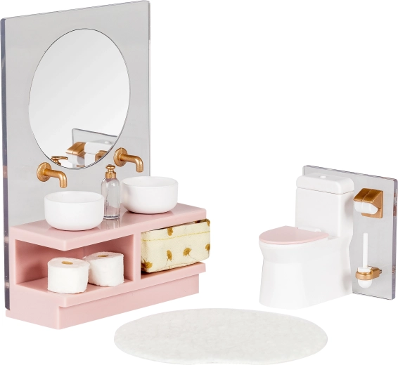 Lundby fürdőszobabútor babaházhoz