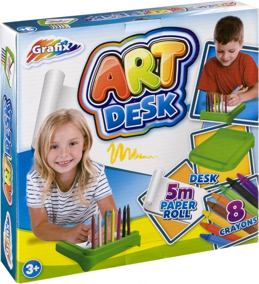 Grafix gyerek rajzasztal zsírkrétákkal