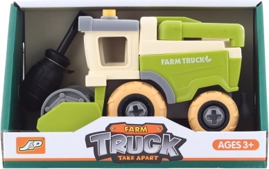 Csavarozható műanyag kombájn gyerekeknek