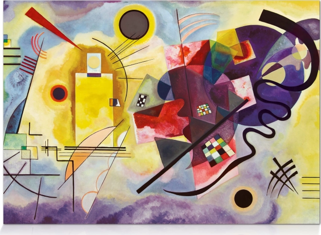 Puzzle STAR 1000 darab – sárga, piros és kék