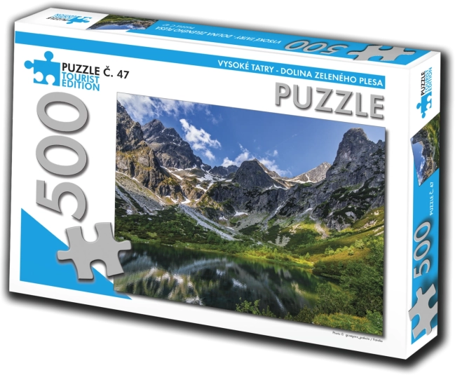 Puzzle Tourist Edition Magas-Tátra – Zöld-tavi-völgy 500 darab