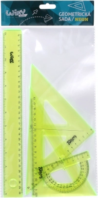 Neon színű geometriai készlet