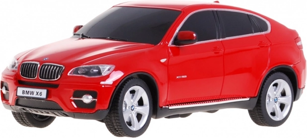 BMW X6 piros RASTAR modell 1:24 SUV távirányítással + távirányító