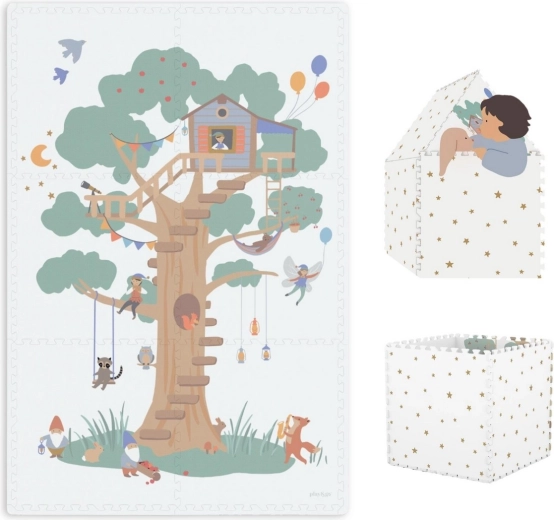 Play&Go EEVAA Tiloo Treehouse játszószőnyeg és kuckó