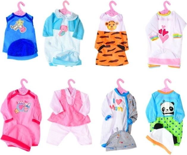 Babaruha 38–40 cm – 8 féle