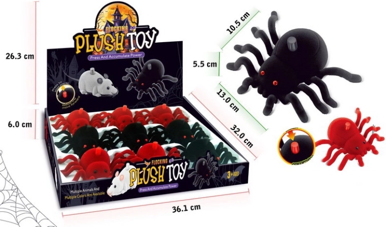 Guruló pók 13 cm – gyerekjáték