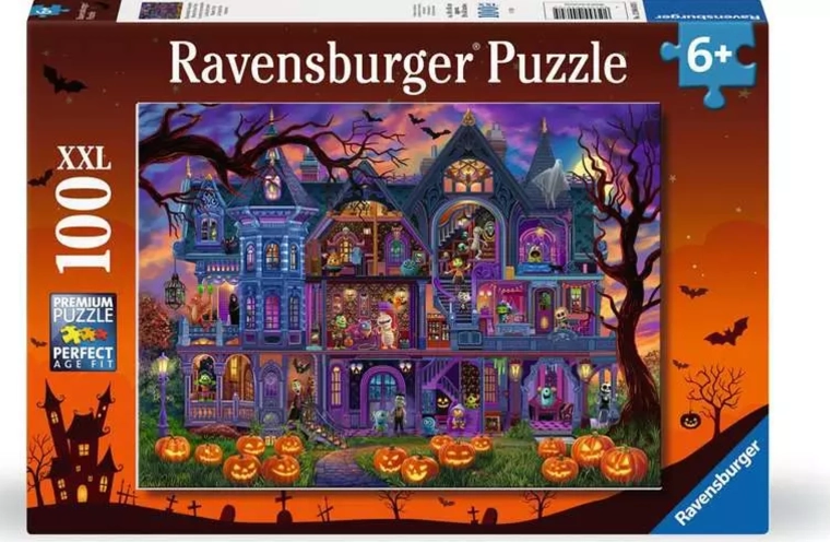 Ravensburger Puzzle Kísértetházi parti XXL 100 darab