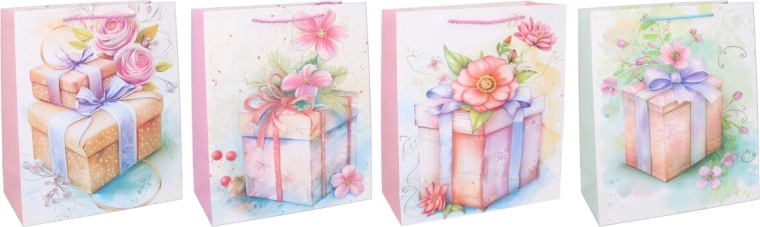 Ajándéktáska S 18 × 23 × 9 cm – egész éves design