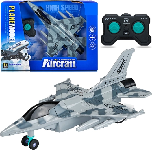 Távirányítós F16 vadászgép 24 cm