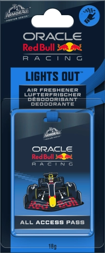 Armor All Oracle Red Bull Lights Out – All Access Pass autóillatosító akasztó zsinórral