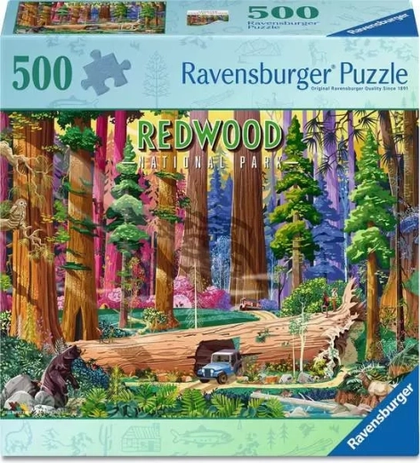 Ravensburger puzzle Nemzeti Park: Redwood 500 darab