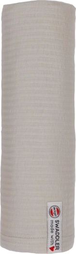 Lodger textilpelenka Swaddler seersucker 120 × 120 cm steel