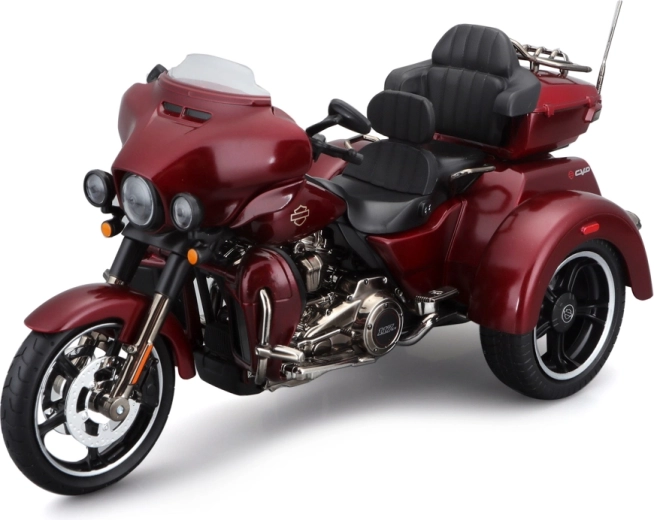 Maisto Harley-Davidson trike CVO Tri Glide 2021 fém modell 1:12 metál piros