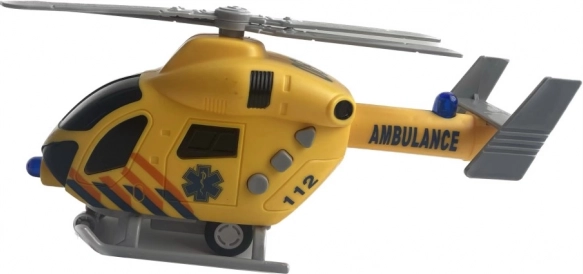 Műanyag játék helikopter