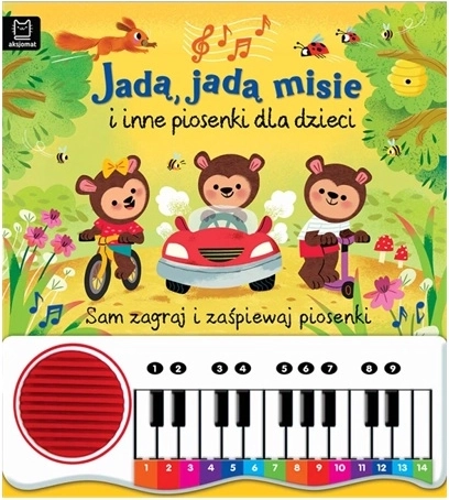 Jadą, jadą misie és más gyermekdalok – zongorás könyv