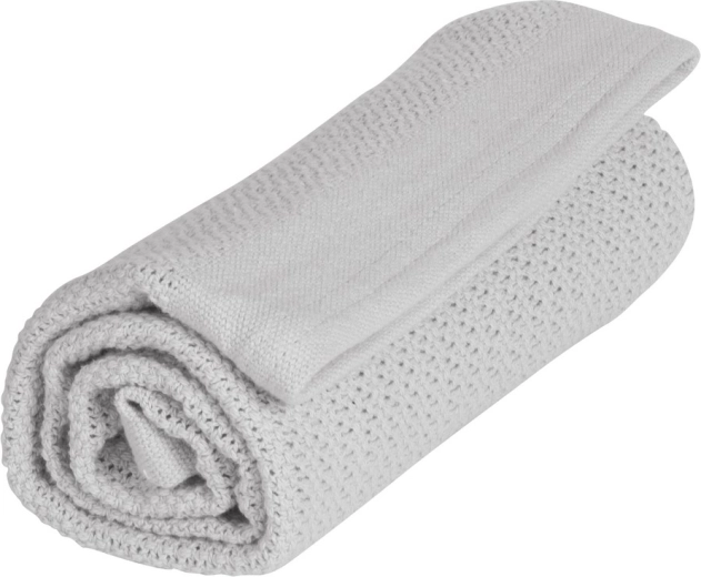 Vinter & Bloom takaró Soft Grid Organic galambszürke