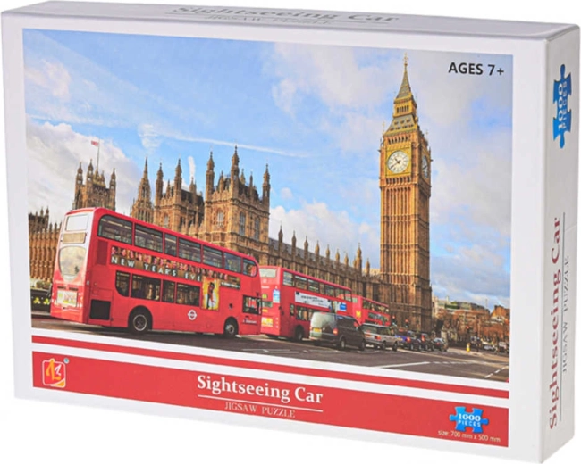 London doubledeckeres puzzle 1000 darab 70 × 50 cm