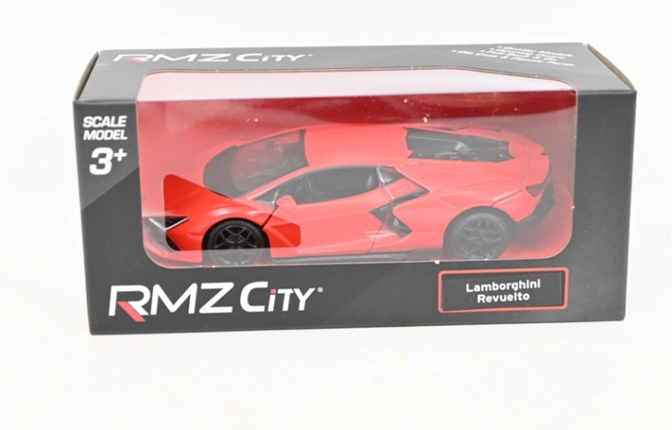 RMZ Lamborghini Revuelto 2024 fém autómodell 1:18 matt piros