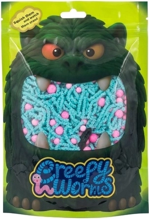 STNUX Creepy Worms szenzoros kukackák rózsaszín-kék