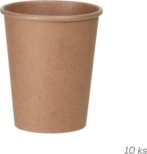 Nature papírpohár 250 ml (papír/PE), 10 db