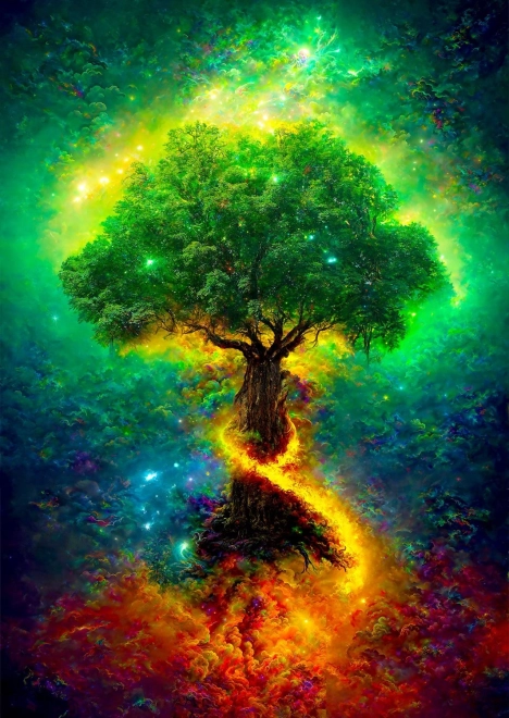 Élvezze Puzzle Északi Életfa 1000 Darab