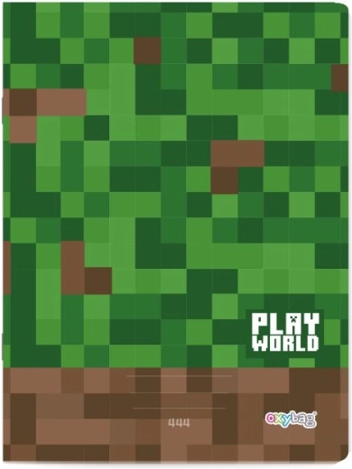 A4-es Playworld vonalas füzet, 40 lap, 80 g/m²