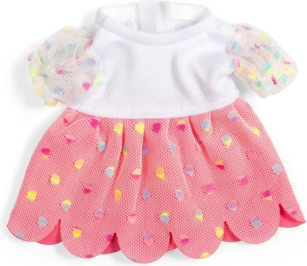 Bigjigs Toys rózsaszín parti ruha babához 28 cm