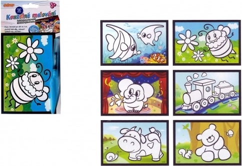 Varázslatos vizes festés – kép és ecset készlet