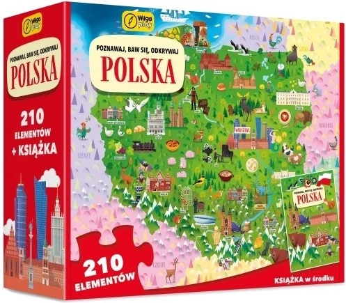 Ismerd meg, játssz, fedezd fel Lengyelországot oktatókészlet